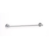 Contemporary I Crystal C8320-18-PC Modern Towel Bar in Polished Chrome
