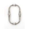 Alno Tuscany G234-6-SN Back-to-Back Pull Traditional in Satin Nickel