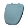 Plastic Round Toilet Seat in Twilight Blue