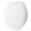 170 000 Plastic Elongated Toilet Seat in White 170 000 Plastic Elongated Toilet Seat in White