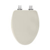 Wood Elongated Slow-Close Toilet Seat in Biscuit Wood Elongated Slow-Close Toilet Seat in Biscuit