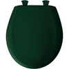 Plastic Round Slow-Close Toilet Seat in Rain Forest Plastic Round Slow-Close Toilet Seat in Rain Forest
