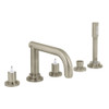 5-Hole Bath Combination in Brushed Nickel