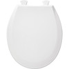 100EC 000 Plastic Round Toilet Seat in White 100EC 000 Plastic Round Toilet Seat in White
