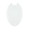 900-001 Wood Elongated Toilet Seat in White