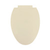 Plastic Elongated Slow-Close Toilet Seat in Bone