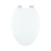 900CH-001 Wood Elongated Toilet Seat in White