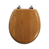 Wood Round Toilet Seat in Bamboo Wood Round Toilet Seat in Bamboo
