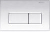Dual-Flush Actuator Plate from the Kappa 50 Series in Alpine White