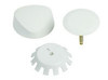 2in Trim Kit for Bath Waste and Overflow in Alpine White