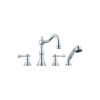 Grohe 25080000 Bridgeford 4-Hole Single Handle Shower Head Trimset