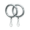 Shower Curtain Rings, Sold as Pair in Chrome