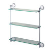 3 Tier Vanity Shelf in Chrome/Porcelain