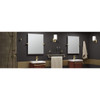 KA-BLE-7-MB 7-Piece Bathroom Accessory Kit with Mirror and Wall Sconces, Matte Black
