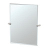 KA-BLE-7-SN 7-Piece Bathroom Accessory Kit with Mirror and Wall Sconces, Satin Nickel