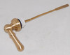 Brass Trip Lever for Willingham Toilet in Satin Brass