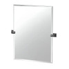Gatco KA-ELE-7-MB 7-Piece Bathroom Accessory Kit with Mirror and Wall Sconces, Matte Black