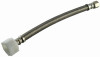 Braided Stainless Steel 6-in Toilet Supply Connector with 3/8-in Female Compression Thread x 7/8-in Female Ballcock Thread Braided Stainless Steel 6-in Toilet Supply Connector with 3/8-in Female Compression Thread x 7/8-in Female Ballcock Thread