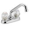 Moen 4975 Double Handle Centerset Laundry Faucet in Chrome