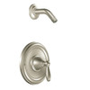 Moen T2152NHBN Single Handle Posi-Temp Pressure Balanced Shower Trim in Brushed Nickel