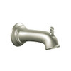 3857BN 7-1/4in Tub Spout with 1/2in Slip Fit Connection (With Diverter) in Brushed Nickel