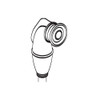 Replacement Side Spray with Hose in Stainless