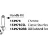 Replacement Handle Kit for Kitchen Faucet in Chrome