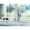 4153-DST Single Handle Water Efficient Pull-Out Kitchen Faucet in Polished Chrome