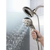 In2ition H2Okinetic 5-Setting Two-in-One Shower in Brilliance Stainless