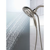 In2ition H2Okinetic 5-Setting Two-in-One Shower in Brilliance Stainless