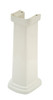 Vitreous China Pedestal for LPT530 Sinks in Colonial White