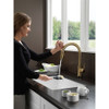 9159T-CZ-DST Trinsic Single Handle Pull-Down Kitchen Faucet with Touch2O Technology in Champagne Bronze