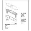 Optional 10" Escutcheon in Brilliance Stainless