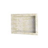 4.125-in D x 7.5-in W x 10.75-in H Solid Surface Soap Dish in Cloud White
