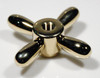 Metal Handle Set in Polished Brass