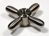 Metal Handle Set in Brushed Nickel