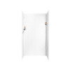 36-in D x 36-in W x 72-in H Solid Surface Shower Wall Surround in Arctic Granite