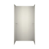 36-in D x 48-in W x 72-in H Solid Surface Shower Wall Surround in Glacier