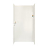 36-in D x 48-in W x 96-in H Solid Surface Shower Wall Surround in Tahiti Ivory