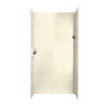 36-in D x 48-in W x 96-in H Solid Surface Shower Wall Surround in Pebble