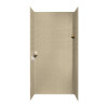 36-in D x 48-in W x 96-in H Solid Surface Shower Wall Surround in Prairie