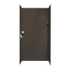 36-in D x 48-in W x 96-in H Solid Surface Shower Wall Surround in Canyon