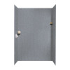 36-in D x 62-in W x 96-in H Solid Surface Shower Wall Surround in Night Sky