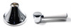 Metal Handle Assembly for Clayton Shower Faucets in Polished Chrome