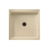 36.375-in D x 36.188-in W x 5.5-in H Solid Surface Shower Base in Bermuda Sand