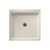 42.188-in D x 36.375-in W x 5.5-in H Solid Surface Shower Base in Tahiti Matrix