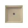 42.188-in D x 36.375-in W x 5.5-in H Solid Surface Shower Base in Prairie