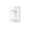5.75-in D x 5.75-in W x 11-in H Solid Surface Soap Dish in Tahiti Ivory