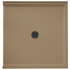 38.375-in D x 37.188-in W x 3.75-in H Solid Surface Shower Base in Barley