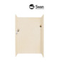 36-in D x 48-in W x 72-in H Solid Surface Shower Wall Surround in Almond Galaxy